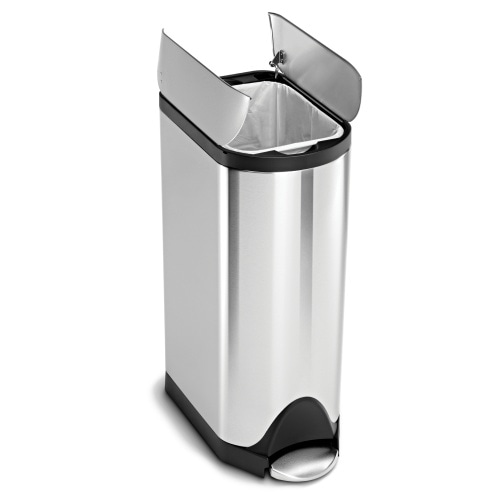 simplehuman バタフライステップカン 30L シルバー