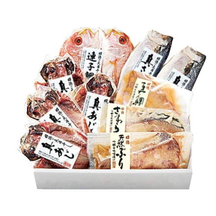 お中元のし付き 昭徳 天日干しひものと吟醸白味噌漬け 御中元 夏ギフト ギフト 贈答