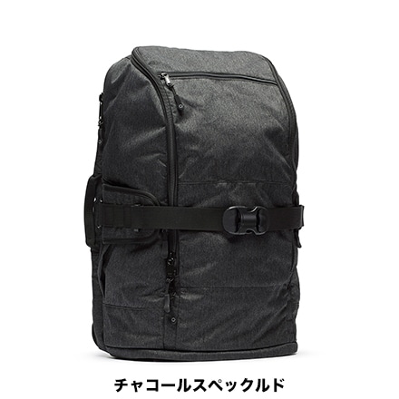 DSPTCH トラベルバックパック | シューズ収納ポケット付き(グレースペックルド) ※他色あり