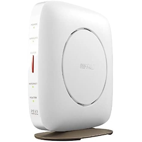BUFFALO Wi-Fiルーター 1733+800Mbps ac/n/a/g/b WSR-2533DHP3-BK ブラック ※他色あり