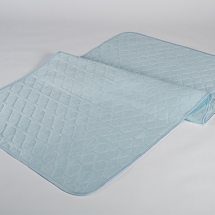 西川 COOL TOUCH 制菌加工クール敷きパッド シングルサイズ 100×205cm ブルー 【販売期間 2022年4月23日~9月30日】