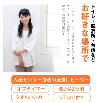 壁掛けヒーター 快温ヒート IFD-574