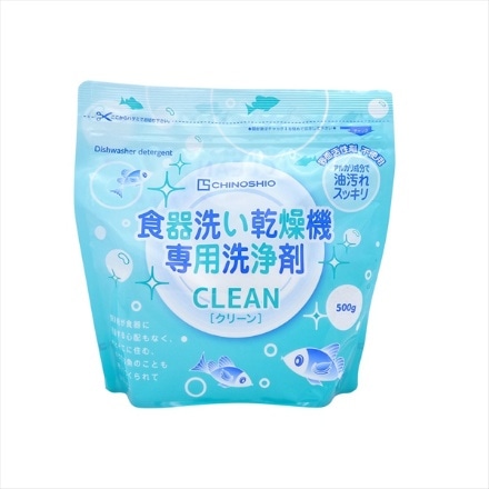 クリーン 食器洗い乾燥機専用洗浄剤 500g × 24点セット 地の塩社 4982757811411