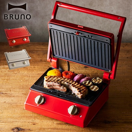 BRUNO ブルーノ グリルサンドメーカー ダブル BOE084 グレージュ