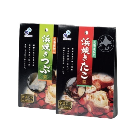 布目 北海道浜焼き詰合せ たこ&つぶ