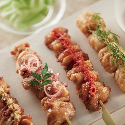 博多華味鳥 焼き鳥セット(もも串&皮串&とりトロ串&つくね串)各1本入り×5