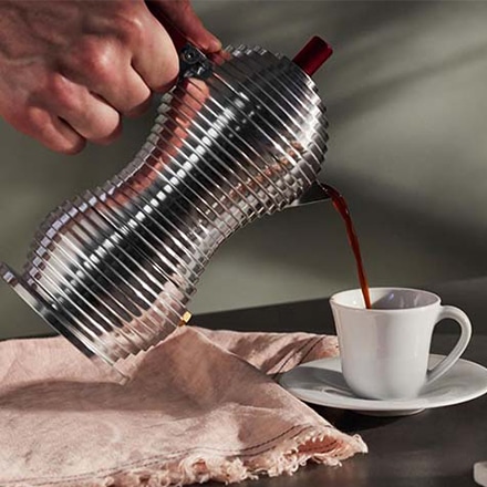 ALESSI PULCINA エスプレッソメーカー レッド 6CUP IH対応