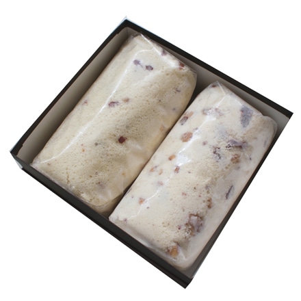 新杵堂 渋皮栗入栗きんとんロール 約450g×2
