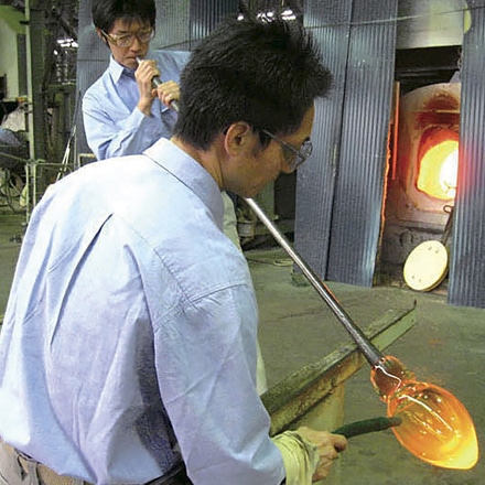 KAGAMI 江戸切子 冷酒杯( 富士)