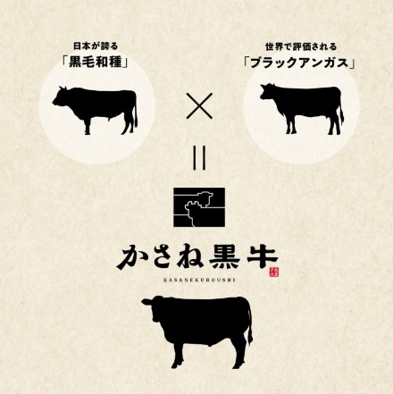 宮崎えびの 「 かさね黒牛 」 ロース焼肉用 450g