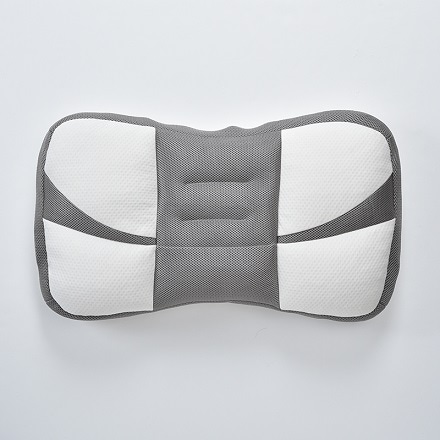 西川 NEX FITまくら(感触の選べるリバーシブル仕様) 68×48cm グレー