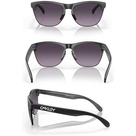 オークリー OO9374-4963 フロッグスキンズライト アジアンフィット サングラス Prizm Grey Gradient レンズ Matte Black OAKLEY FROGSKINS LITE Matte Black