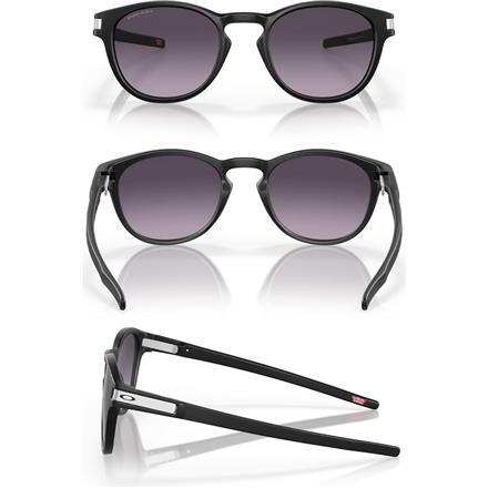 オークリー OO9349-4353 ラッチ サングラス Prizm Grey Gradient レンズ Matte Black OAKLEY Latch Low Bridge Fit Matte Black