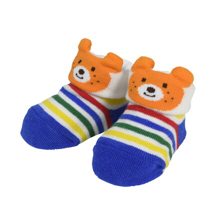 ミキハウスホットビスケッツ ソックスパック ブルー ※他色あり