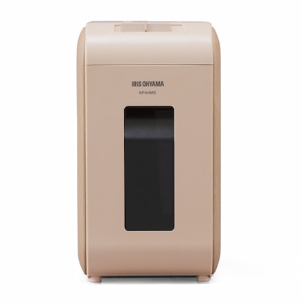 アイリスオーヤマ 超静音 シュレッダー マイクロカット ベージュ KP4HMS-C ※他色あり
