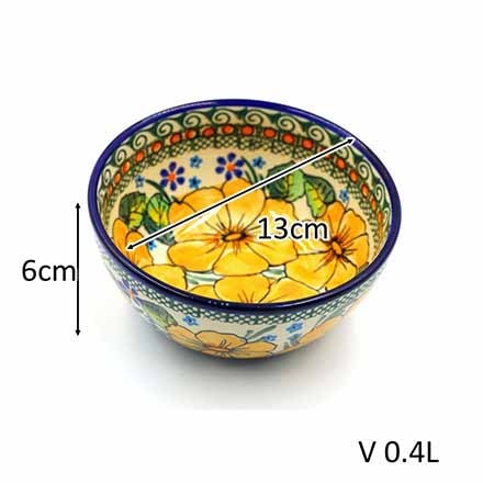 ポーリッシュポタリー ボウル D 13cm V 0.4L-U34Y Millena ミレナ社