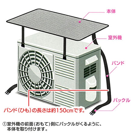 エアコン室外機保護カバーED