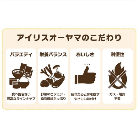 アイリスオーヤマ 防災食セット 12種 42食セット 7930g