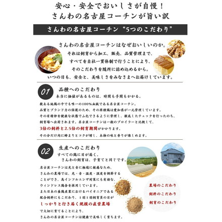 国産 地鶏 三和の純鶏名古屋コーチン 親子丼 10食セット