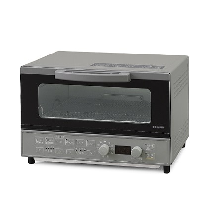アイリスオーヤマ マイコン式オーブントースター MOT-401-B ブラック ※他色あり