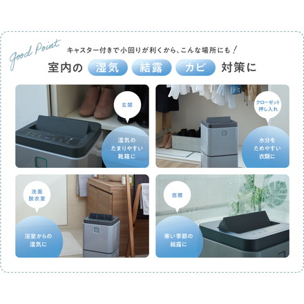 レコルト 部屋干し除湿機 RDH-1 (GY)