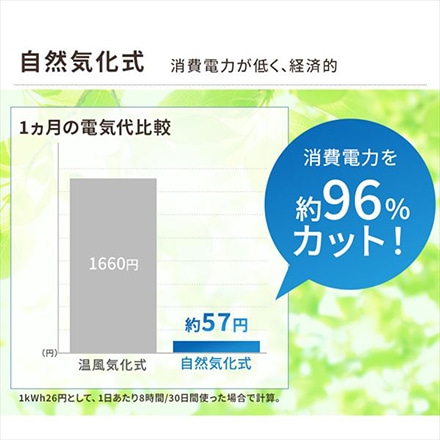 アイリスオーヤマ 気化ハイブリッド式加湿器 500ml HVH-500R1-T ブラウン ※他色あり