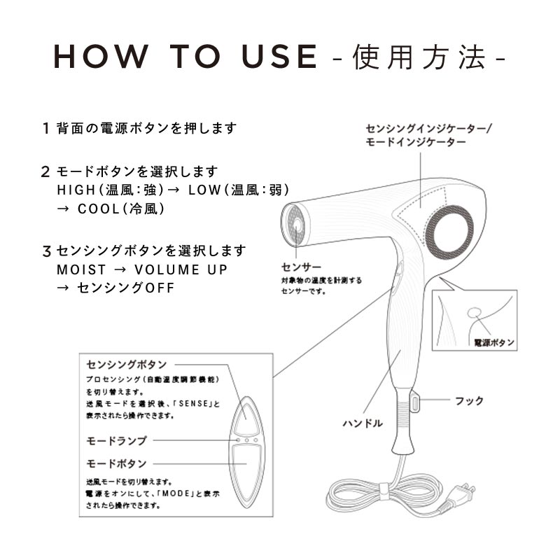 MTG ReFa BEAUTECH DRYER ホワイト RE-AB02A ※他色あり