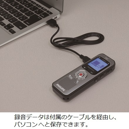 PHILIPS 乾電池式 ICレコーダー ブラック DVT2000-BK ※他色あり