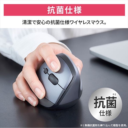 アイリスオーヤマ ワイヤレスマウス IM-R04-B ブラック