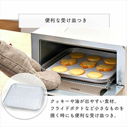 アイリスオーヤマ オーブントースター4枚焼き EOT032W ホワイト