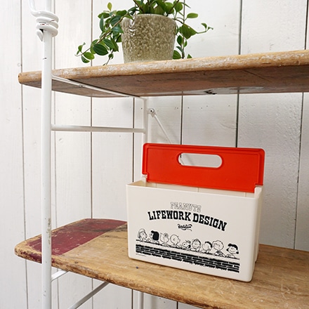 Workson Peanuts ピーナッツ スヌーピー TOOL BOX KARUKON アイボリー ※他色あり