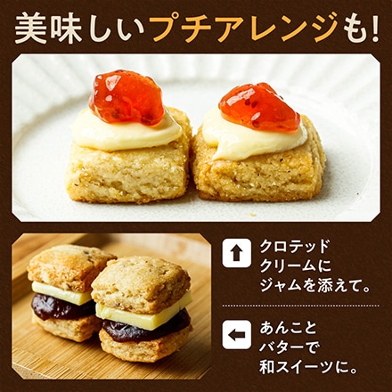タマチャンショップ ちいさなスコーン屋さんの小さなスコーン プチスコ プレーン&有機ごま 各70g