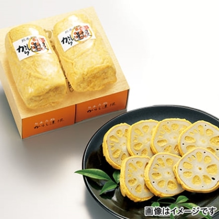 からし蓮根 丸大2本 600g