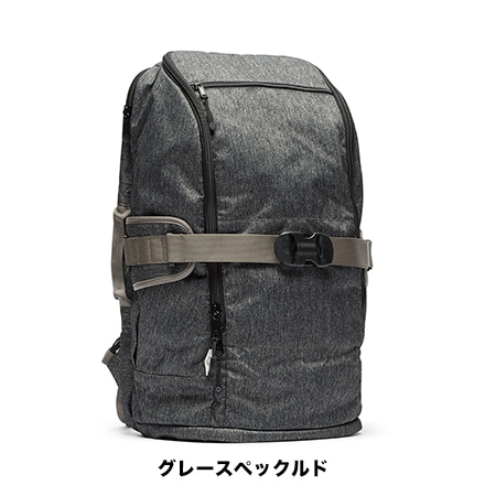 DSPTCH トラベルバックパック | シューズ収納ポケット付き(グレースペックルド) ※他色あり