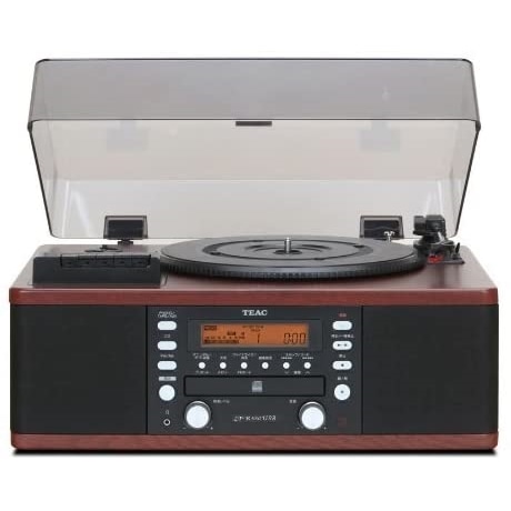 ティアック ターンテーブル/カセットプレーヤー付CDレコーダー LP-R520