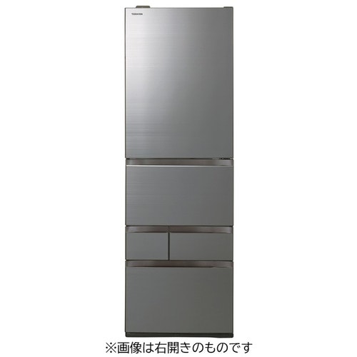 東芝 5ドア冷凍冷蔵庫 ( 501L・左開き ) GR-U500GZ-LZH アッシュグレージュ ※他扉向きあり