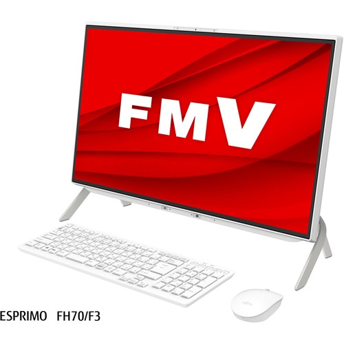 富士通 デスクトップパソコン ESPRIMO FMVF70F3W ホワイト