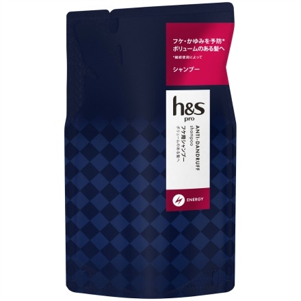h&s PRO エナジー シャンプー つめかえ × 3点セット P&G 4987176052971