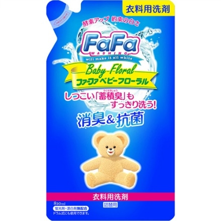 ファーファ 液体洗剤 ベビーフローラル 810ml 詰替 × 16点セット NSファーファ・ジャパン 4902135143019