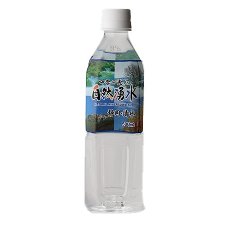 四季の恵み 自然湧水 500ml PET 24本 ミネラルウォーター 長S