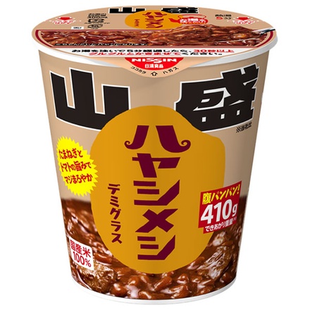 日清食品 日清 ハヤシメシ デミグラス 山盛 129g×6個入|インスタント食品 ライス カップ 即席 デミ