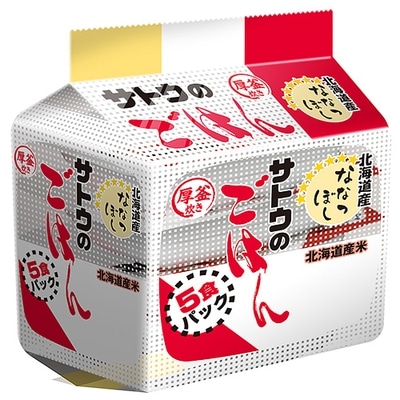 サトウ食品 サトウのごはん 北海道産ななつぼし 5食パック (200g×5食)×8個入