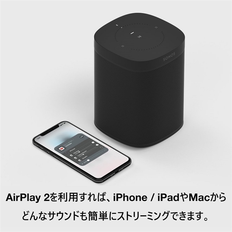 SONOS SONOS One ブラック ONEG2JP1BLK｜永久不滅ポイント・UCポイント