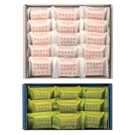 〈PRESS BUTTER SAND〉 バターサンド2種セット　計24個入り