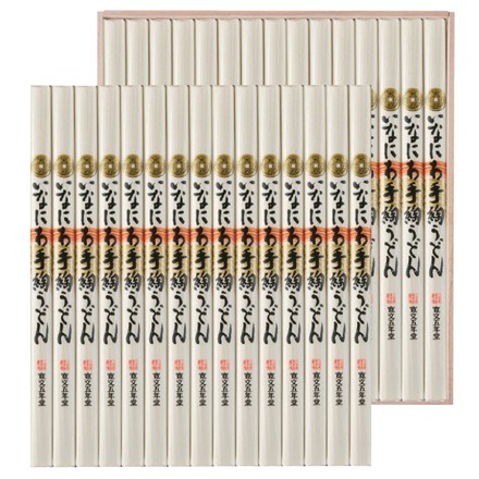 〈秋田・寛文五年堂〉 いなにわ手綯うどん　100g×30束