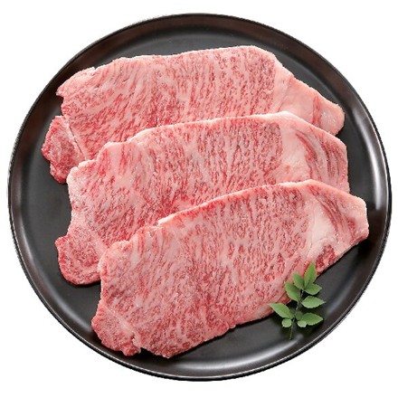 近江牛 ロースステーキ用　160g×3