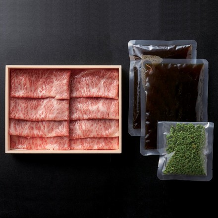 〈京都・京都治兵衛良治〉京都牛と花山椒のすき焼き