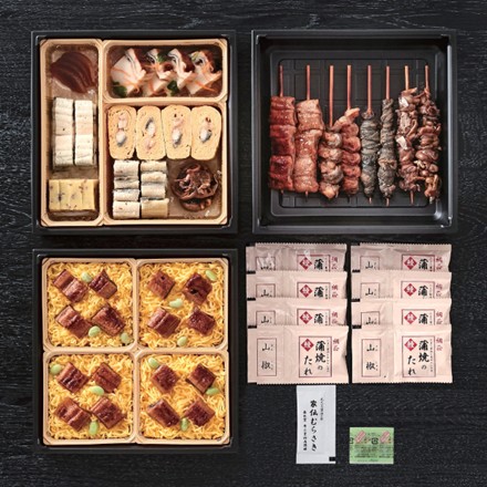 鰻懐石三段重
