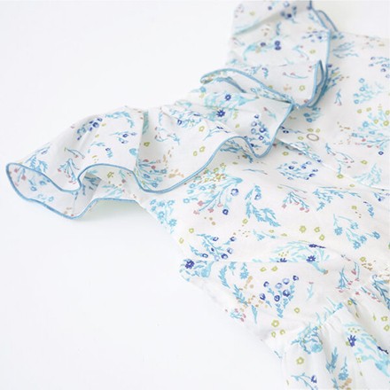 〈HALUULALA〉 ラッフルカラーワンピース 90cm（ヒカリエ）
