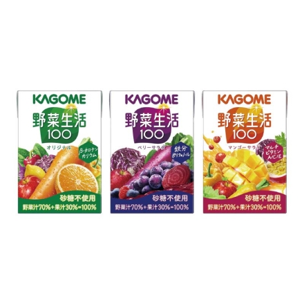 ＜カゴメ＞小容量 野菜生活3種セットＢ（90本）